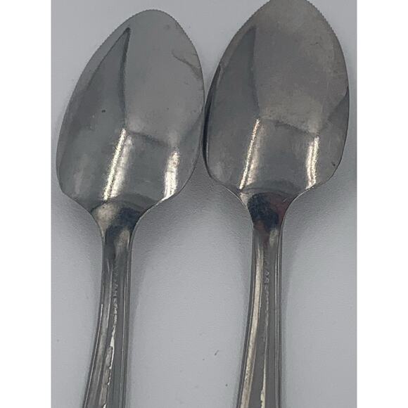Mar-crest Citation Stainless Atomic  Starburst Flatware Spoons Set Of 7 MCM - Picture 6 of 6